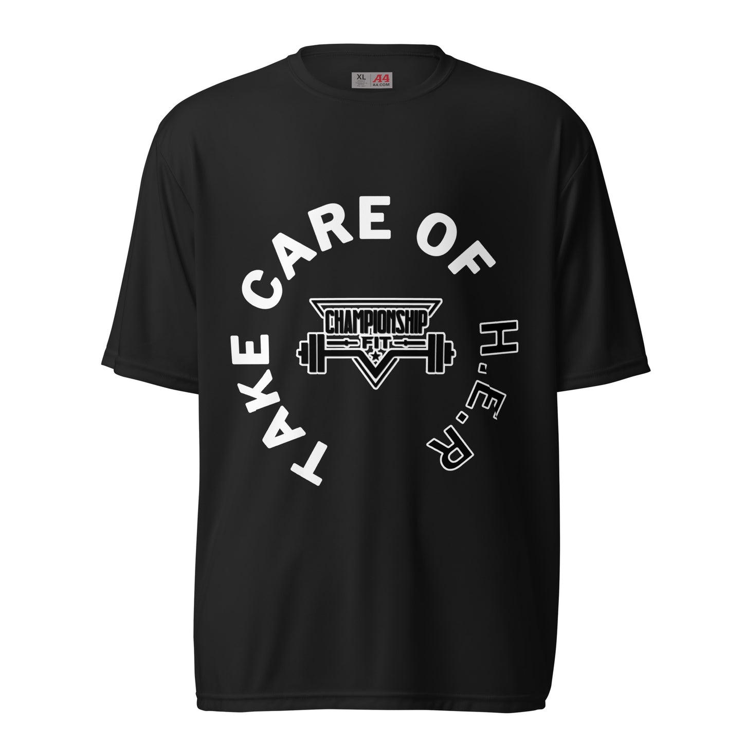 Take Care of H.E.R. Unisex performance crew neck t-shirt